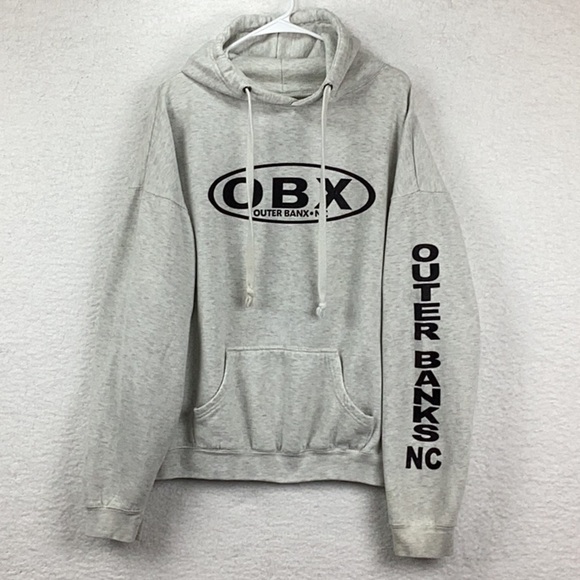 OBX Outer Banks NC Men’s Size X-Lg. Hooded Sweatshirt. - Picture 1 of 8